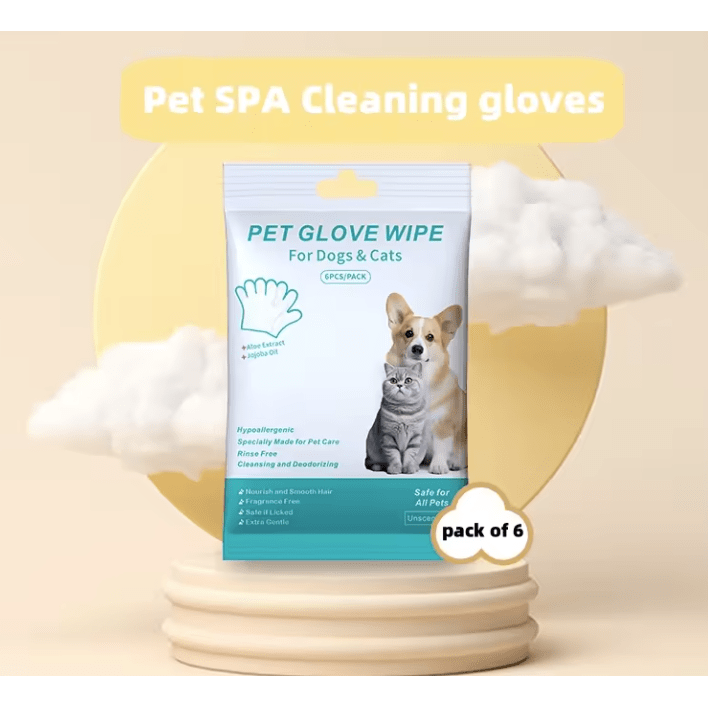 Hypoallergenic Pet Grooming Gloves for Dogs and Cats