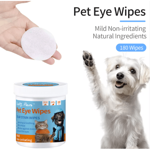 Eye Wipes for Dogs and Cats Tear Stain Remover
