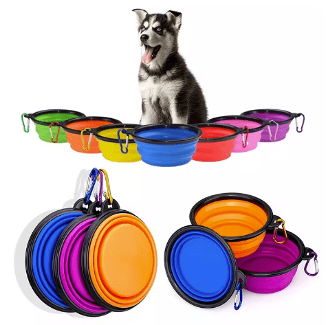 Portable Collapsible Dog Pet Bowl