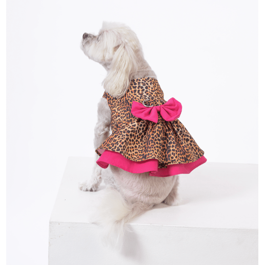 Leopard In Pink - Dress/Harness