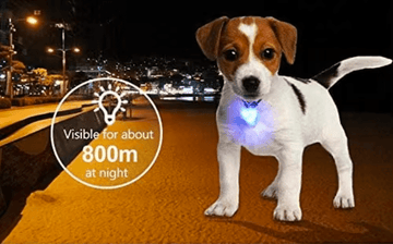 Silicone Rubber Night Light for Pet Collars