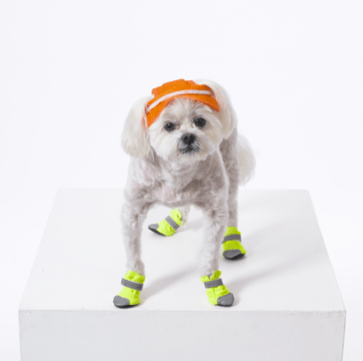 Dog Boots with Reflective Strap - Dog Shoes for Hot Pavement