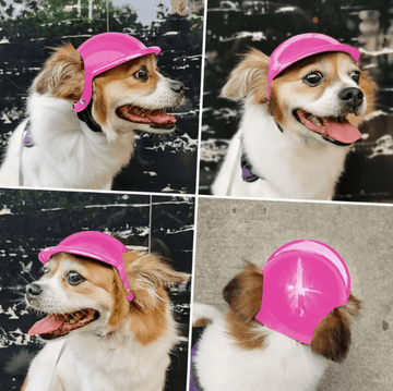 Safety Helmet for Dogs - Pink